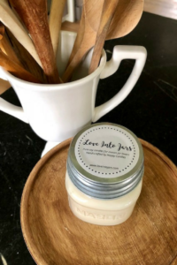 Love Into Jars Candles for Mason Jar Lovers || Mason Jar Candles | Clean burning, hand poured soy candles- farmhouse style, zinc lids, and beautifully scented! 